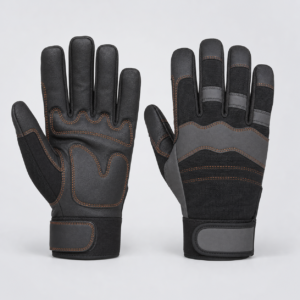 Synthetic Leather Mechanics Gloves